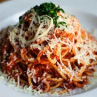 Kids Spaghetti · Kids Portion of our Spaghetti , choice of Pesto, Marinara or butter and cheese.