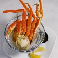 Snow Crab (1 lb.) · Served with corn and red potatoes.