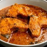 Fish Curry · Cooked in tomato & onions sauce mixed with herbs and spices