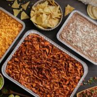 Family Pack #2 (Approx 5-6 People) · 2 Lbs. of your choice of Meat, 32 oz. of Rice, 16 oz. of Beans, 8 oz. of Salsa, 8 oz. of Pic...