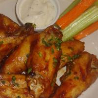 Chicken wings  7 pc · Bufalo or barbecue
