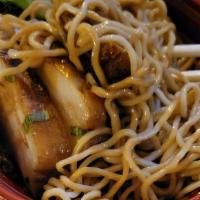 Pork Belly Noodles · super comforting dish with a delicious and incredible caramelized pork belly, black fungus, ...