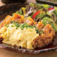 958. Namban · Egg-coated fried chicken steak, topped with sweet and sour sauce and homemade tartar sauce, ...