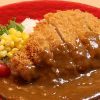 925. Pork Katsu Curry · Pork katsu, Japanese style curry sauce and rice.