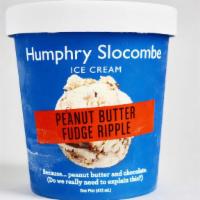 Peanut Butter Fudge Ripple by Humphry Slocombe Ice Cream · By Humphry Slocombe Ice Cream. Peanut butter ice cream with a chocolate fudge swirl. Contain...