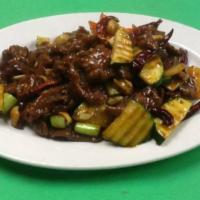Kung Pao Beef · Hot and spicy.