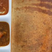 Masala Dosa · Dosa stuffed with flavored mashed potatoes and served with chutneys and sambar. Allergy Indi...