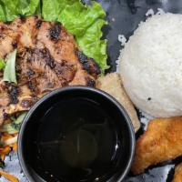 30. Grilled Pork Chop · With steamed rice.