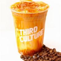 Caramel Cold Brew Latte · Our 24-hour steep cold brew coffee with a drizzle of our handmade burnt caramel - 16 oz iced...
