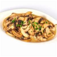 Sauteed Mushrooms · Butter, White Wine, Garlic