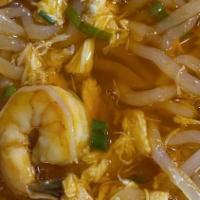 Thick Noodle with Crab, Shrimp & Pork · 
