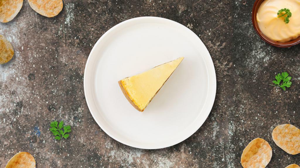 NY Original Cheesecake · Original New York cheesecake is decadently rich in taste, but fluffy in texture. It is also distinguished by a generous amount of sour cream used in the recipe.