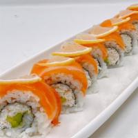 49'er Roll · In : Real Crab & Avocado Out : Salmon & Lemon