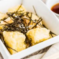 Agedashi Tofu · Fried tofu.