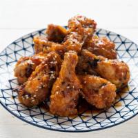 Sweet & Sour Chicken Wings · Fresh chicken wings smothered in sweet n sour sauce for exotic taste.