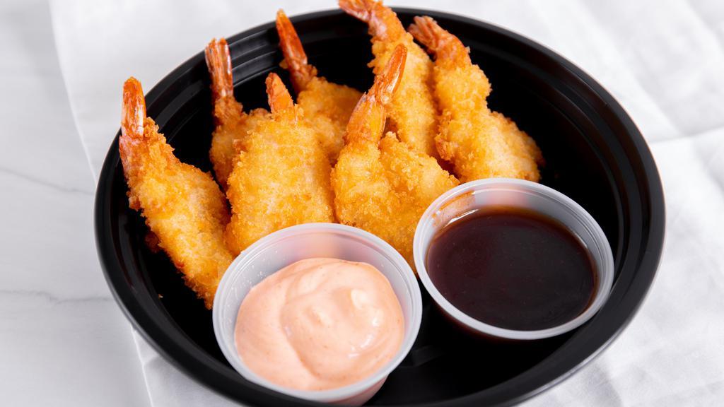 Urban Shrimp · Fried katsu shrimp w/ katsu sauce & spicy mayo