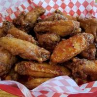 10 Wingers · Choice of two sauces. Breaded & fried crispy. Served with celery and choice of Bleu or ranch...