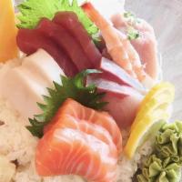 Chirashi Don
 · Assorted sashimi over sushi rice.