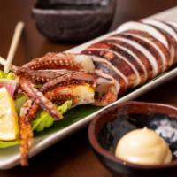Surume Ika · Grilled squid, shoyu, kewpie
