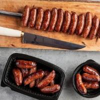 Brazilian Sausage · A pork and beef mixture, mildly spicy and full of flavor