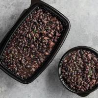 Feijoada Beans · Black beans cooked with beef and garlic