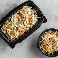  Cabbage Salad · Cabbage, shredded carrots, fresh mint, cilantro, lemon juice