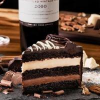 Chocolate Mousse Cake · Layers of delectable chocolate cake