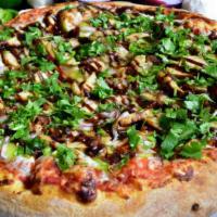 BBQ WESTERN  · BBQ Chicken, Red Onions, Bell Peppers, & Fresh Cilantro.