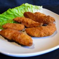 CHICKEN STRIPS  · Served With Ranch