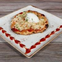 *Nanza · Indian flat bread stuffed with spiced cottage cheese topped with Italian sauce & cheese, coo...