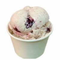 Black Cherry  · Black cherry and vanilla ice cream swirl with black cherry chunks