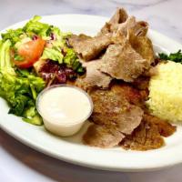 23. Lamb and Beef Gyros Plate · 