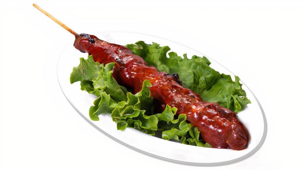 Chicken Bbq - 1 stick · Filipino-style skewered chicken grilled and brushed with our special barbecue sauce.