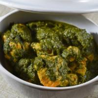 Fish Palak · Fresh fish cooked with spinach.