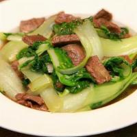 Baby Bok Choy & Beef · 