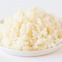 Coconut Rice · Side of coconut rice.
