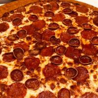 Half Double Play Pepperoni & Half Specialty Pizza (Small, 6 Slices) · 