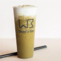 Cloud Matcha · Blended with premium pure matcha powder and topped with house made butterfly crema.