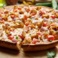 Butter Chicken Pizza Twist · This pizza has our signature butter sauce, our signature All-Natural Butter Chicken Breast, ...