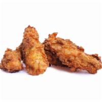 Jumbo Fried Chicken Tenders (3 pcs) · 3 XL fried chicken breast tenders + dipping sauce