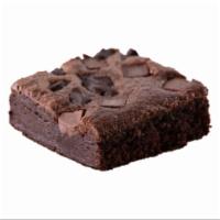 Double Chocolate Brownie · dark chocolate fudge brownie with chocolate chunks