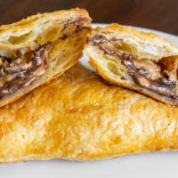 Chocolate Peanut Butter Turnover · No accidents here this chocolate and peanut butter was mixed on purpose.