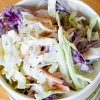 Side Cluckslaw · Creamy Southern Style CluckSlaw made with all Organic Veggies.