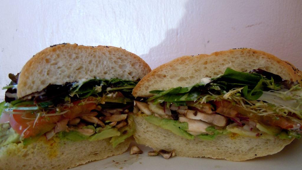 Spiro's Special · Avocado, Lettuce, Tomatoes, Red Onions, Green Bell Peppers, Mushrooms, and Sprouts served cold on your choice of bread (Vegan)