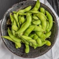 Edamame · Boiled and salted young soybeans
