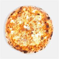 White Pizza · White cream sauce, mozzarella, and ricotta. That's a freaking good pizza.