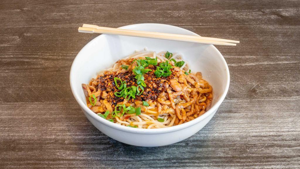 Szechwan Hot & Spicy Dan-Dan Noodle · Spicy. House s`pecial. mixed with shredded pork and green onions in spicy sesame sauce.