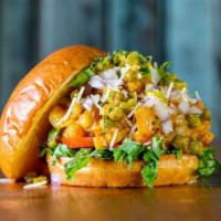 Veggie Sloppy Joe · Popular Item. Pav Bhaji, as people call it on the streets of Mumbai, chopped onion, tomato, ...