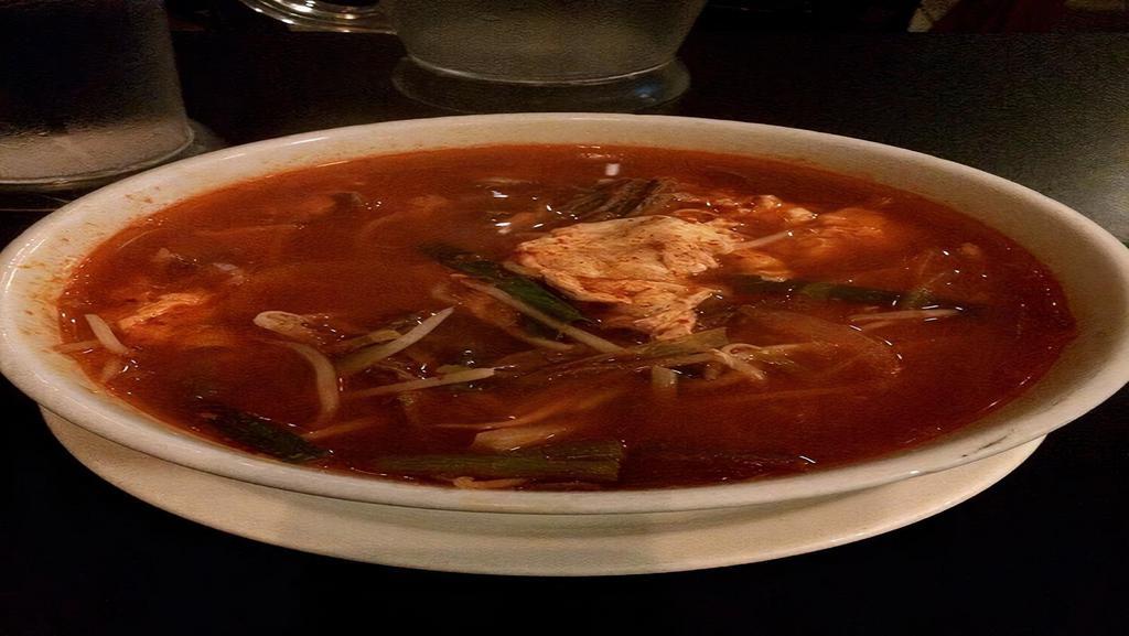 Beef Brisket Soup · Spicy. Served with Glass noodles.