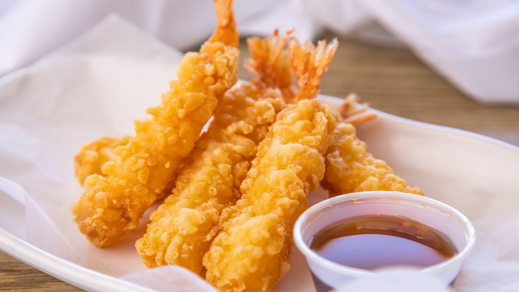 2. Fried Shrimp (6) · Six pieces.
